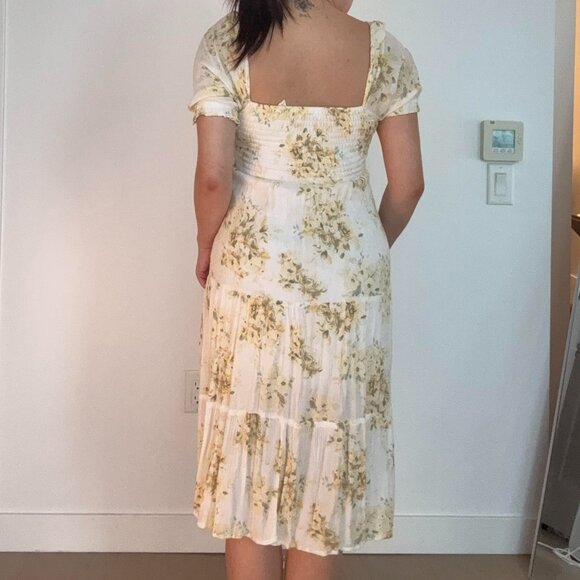 ABERCROMBIE & FITCH - Floral Midi Dress (Size S) - Picture 5 of 5